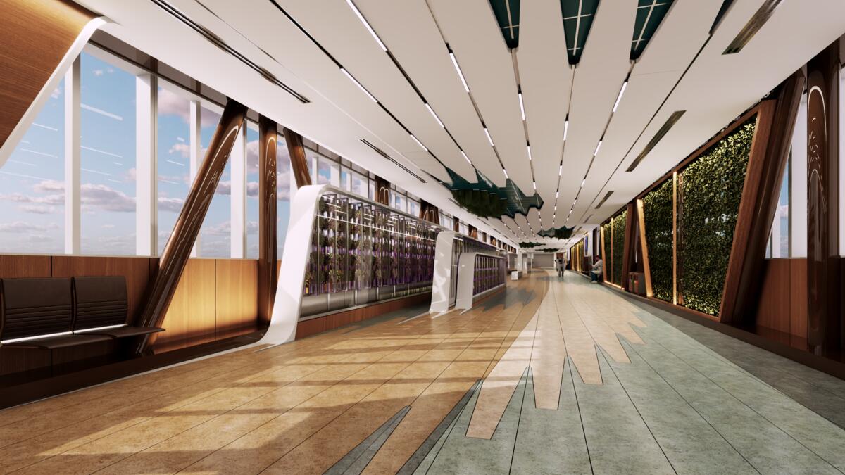 KFSH greenhouse architectural render, view 1