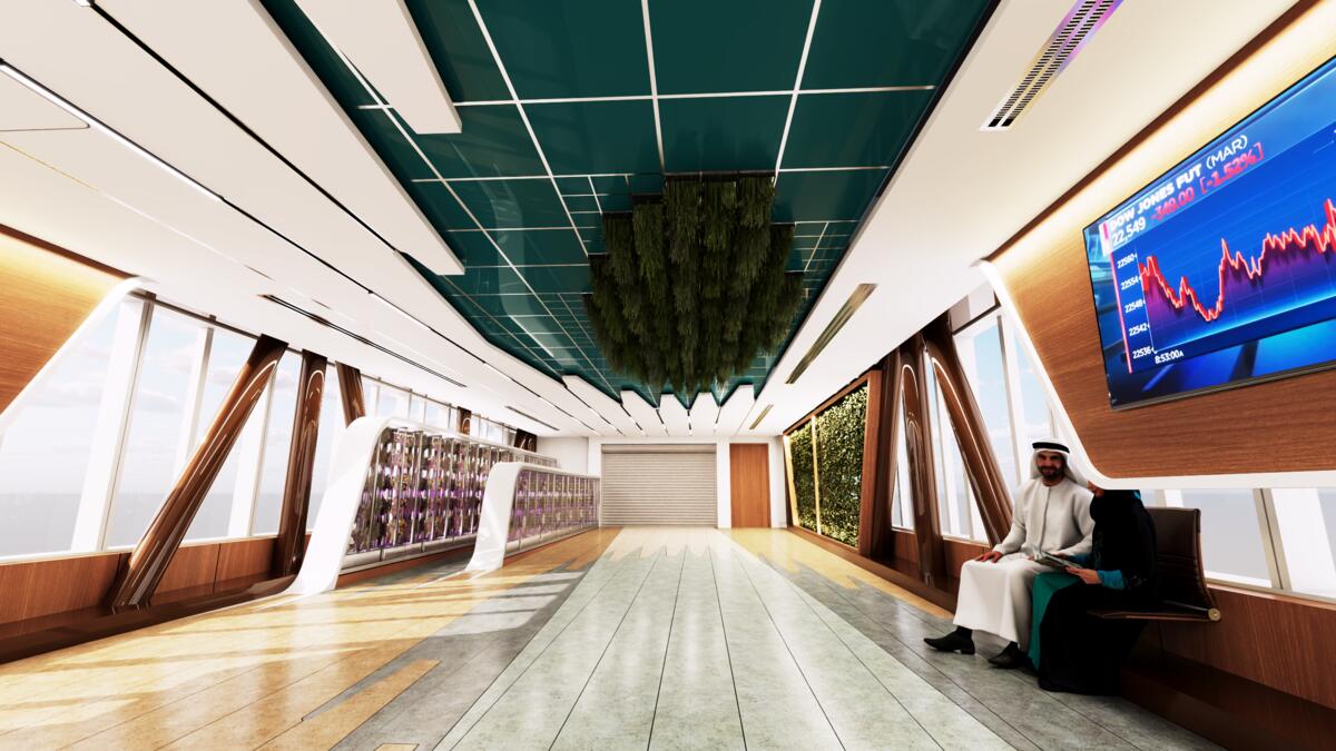 KFSH greenhouse architectural render, view 5